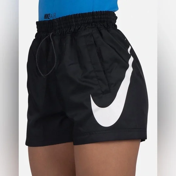 NIKE HIGH RISE SWOOSH RUNNING SHORTS - Picture 1 of 11